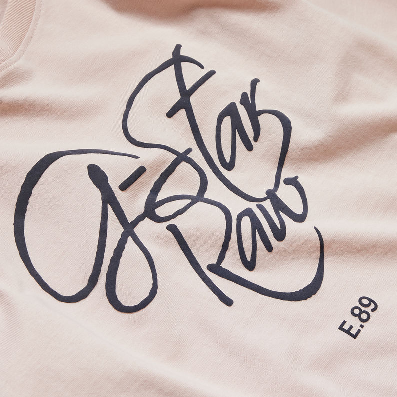G-STAR® Kids Long Sleeve T-Shirt Signature Roze