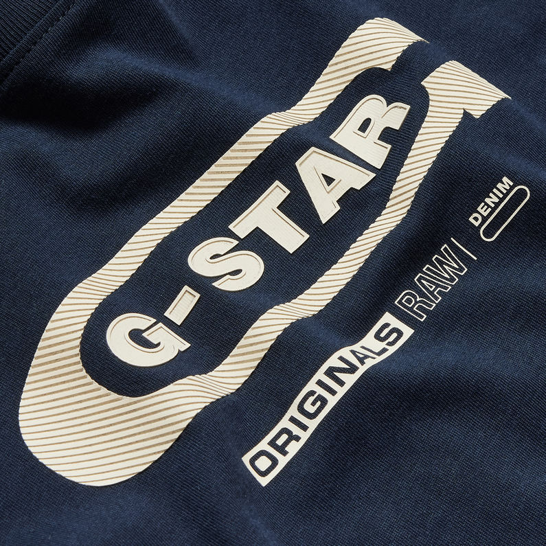 G-STAR® Camiseta Gráfica G-Star para Niños Azul oscuro