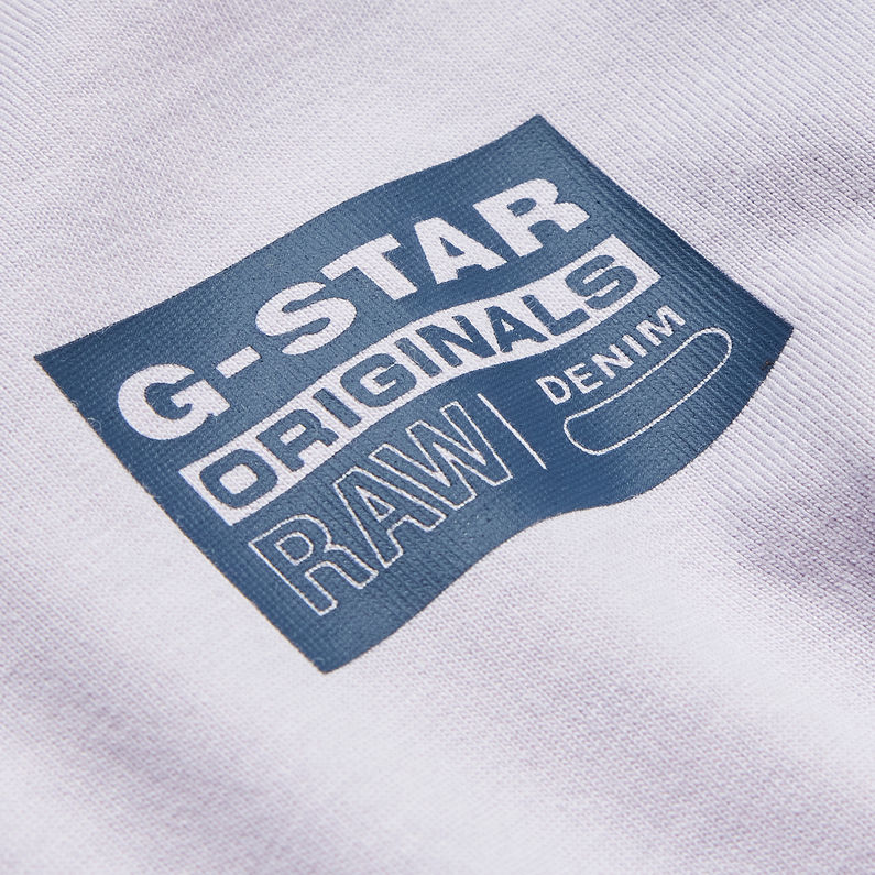G-STAR® Kids T-Shirt Originals Patch Paars