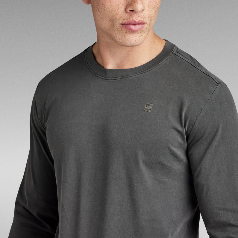 G-Star RAW® Painted Garment Dyed Graphic Lash T-Shirt Zwart