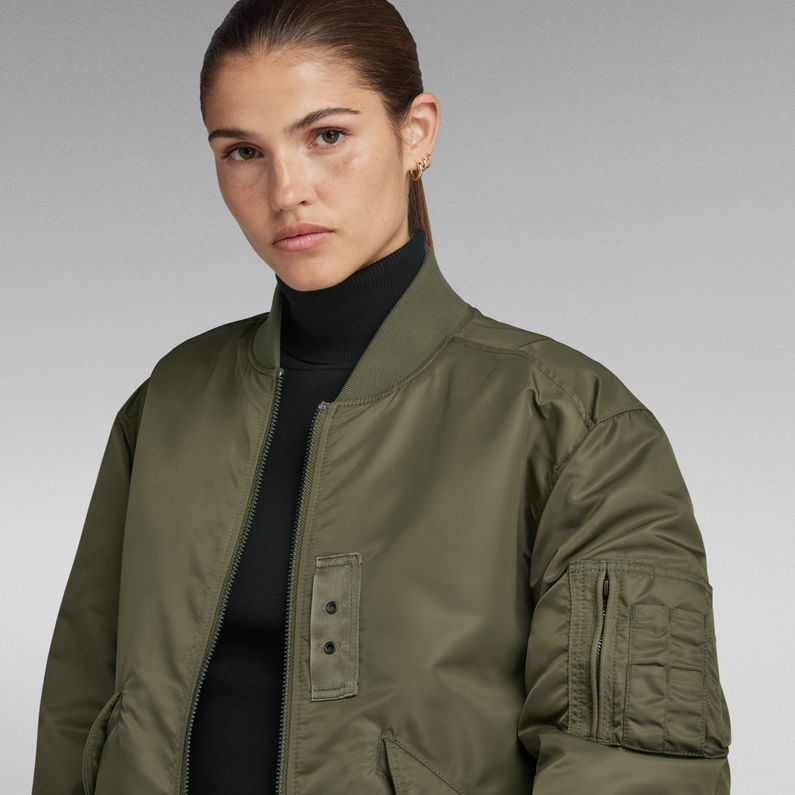 g-star-long-bomber-jacke-grun