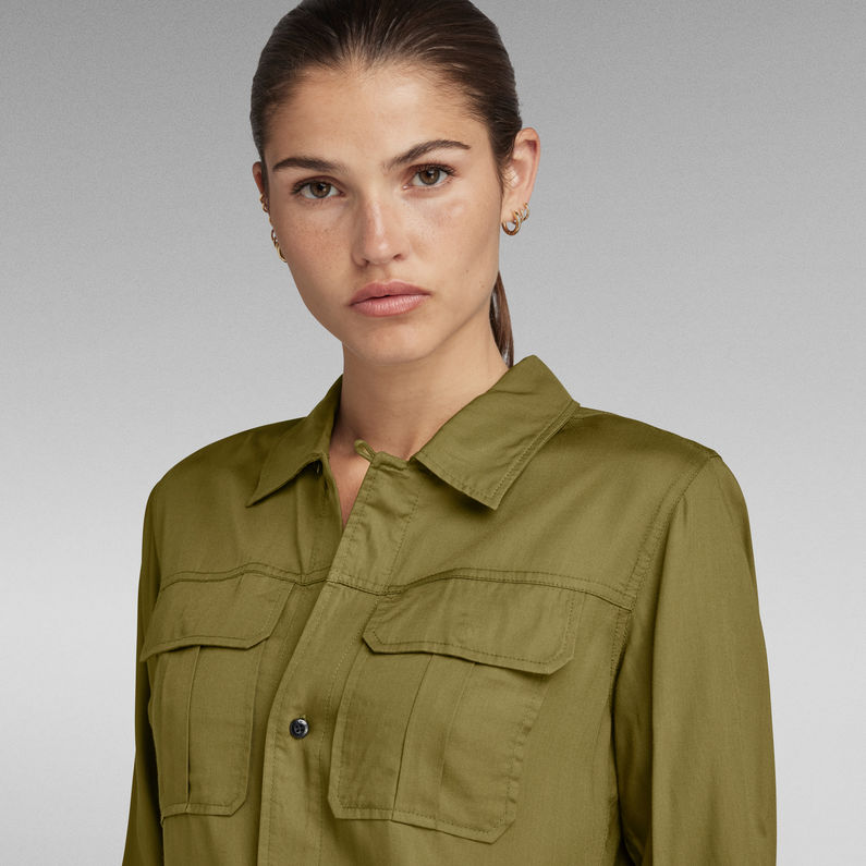 G-STAR® Fitted Officer Shirt Groen