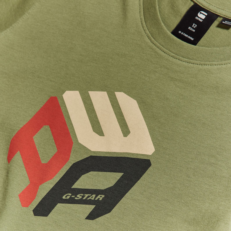 G-STAR® Kids T-Shirt RAW Cube Groen