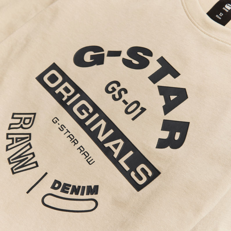 g-star-raw-t-shirt-enfant-long-sleeve-originals-graphic-beige