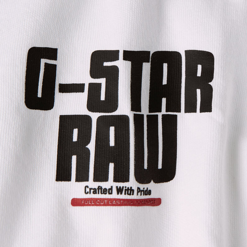 G-STAR® Engine Back Graphic Loose T-Shirt White