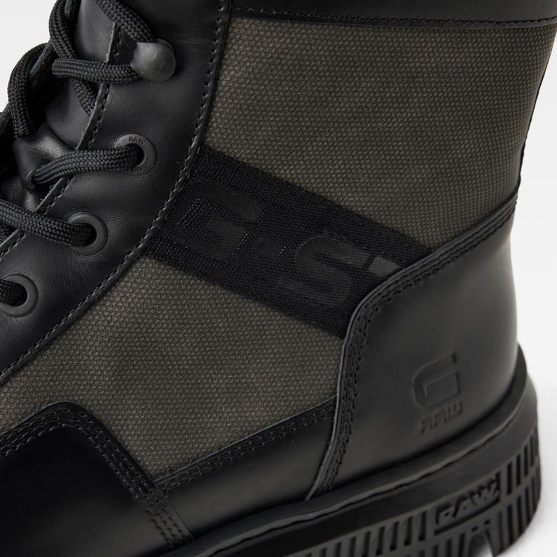 Vetar II High Leather Boots | Black | G-Star RAW® ZA