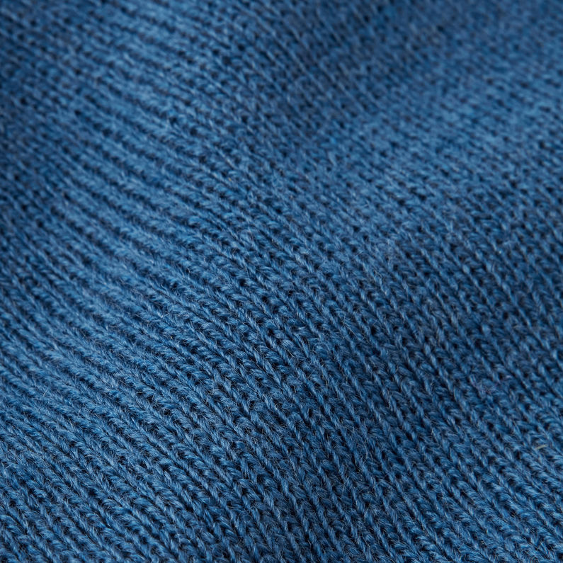 G-Star RAW® Effo Artwork Long Beanie Medium blue fabric shot