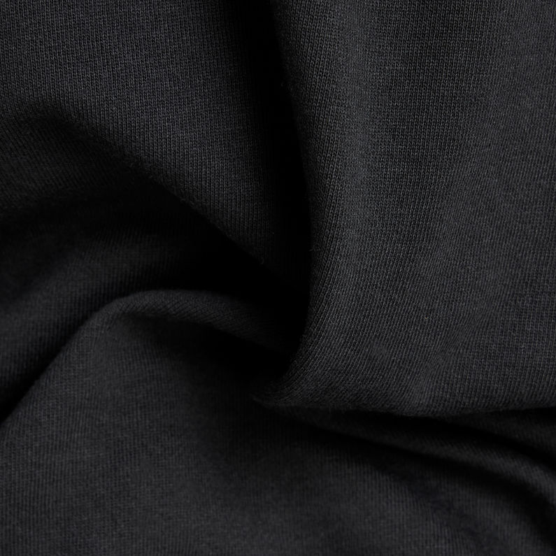 Oblique Logo Hooded Sweater | Black | G-Star RAW® US