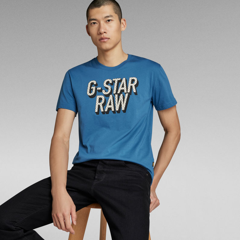 g-star-raw-t-shirt-3d-dotted-graphic-bleu-moyen