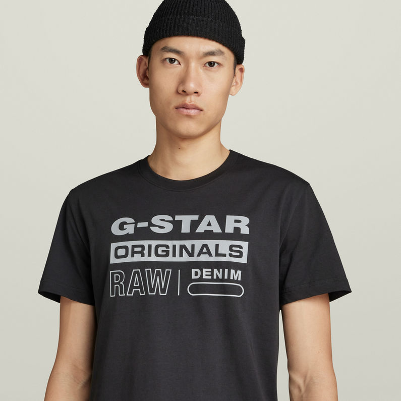 g-star-raw-reflective-originals-graphic-t-shirt-schwarz