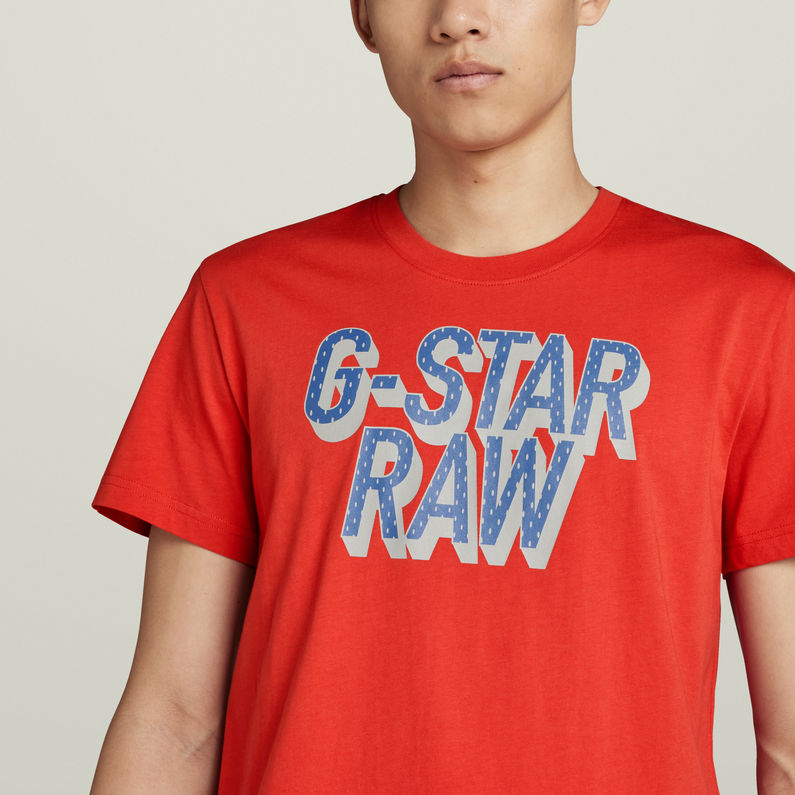 g-star-raw-3d-dotted-graphic-t-shirt-rood