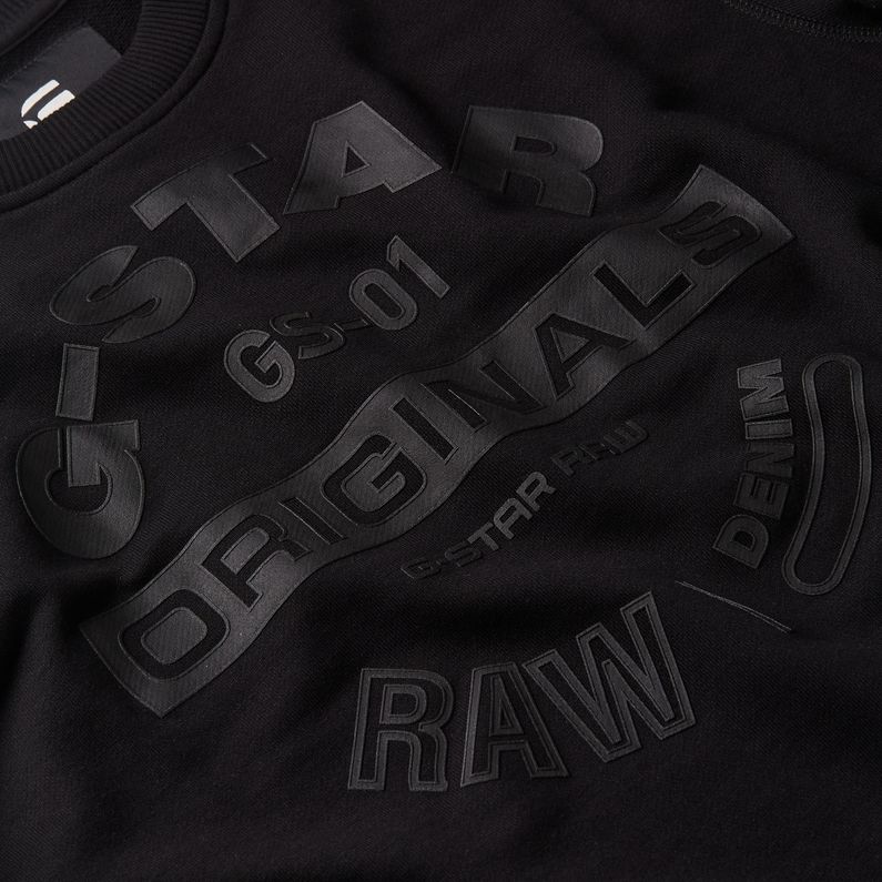 G-STAR® Sudadera Originals Logo Graphic Negro