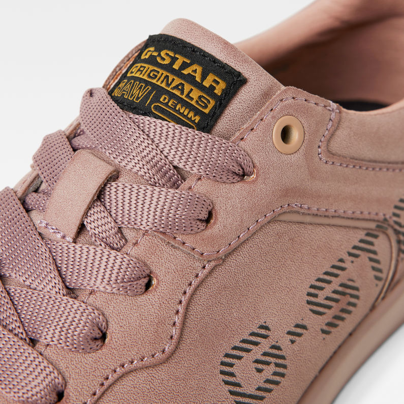 G-STAR® Judee Nubuck Look Sneaker Pink detail