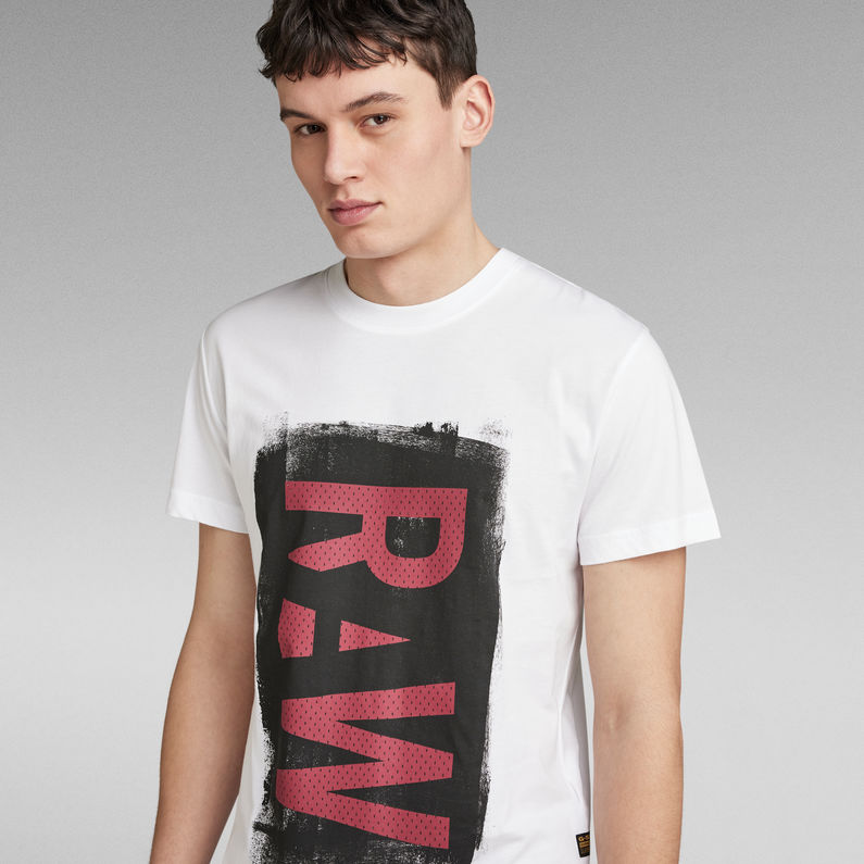 Painted RAW Graphic T-Shirt | White | G-Star RAW® ZA