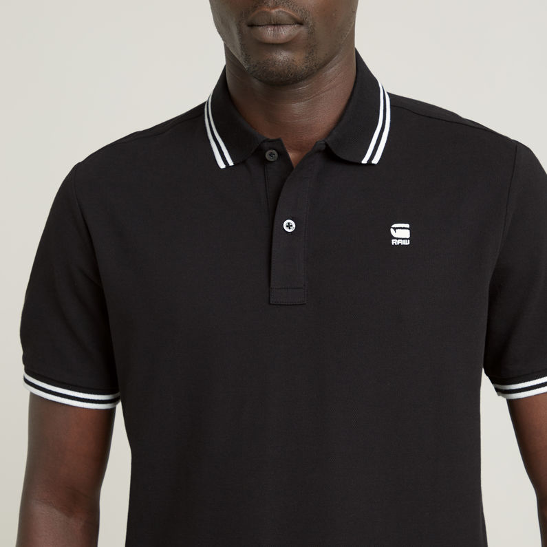 G-STAR® Dunda Slim Stripe Polo 블랙