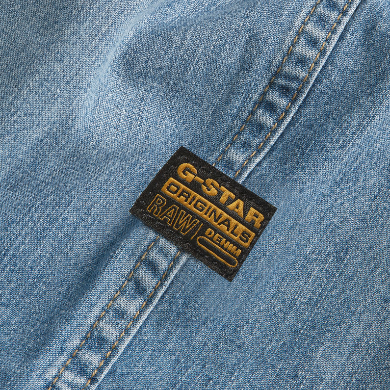 g-star-raw-camisa-1-pocket-regular-denim-azul-claro