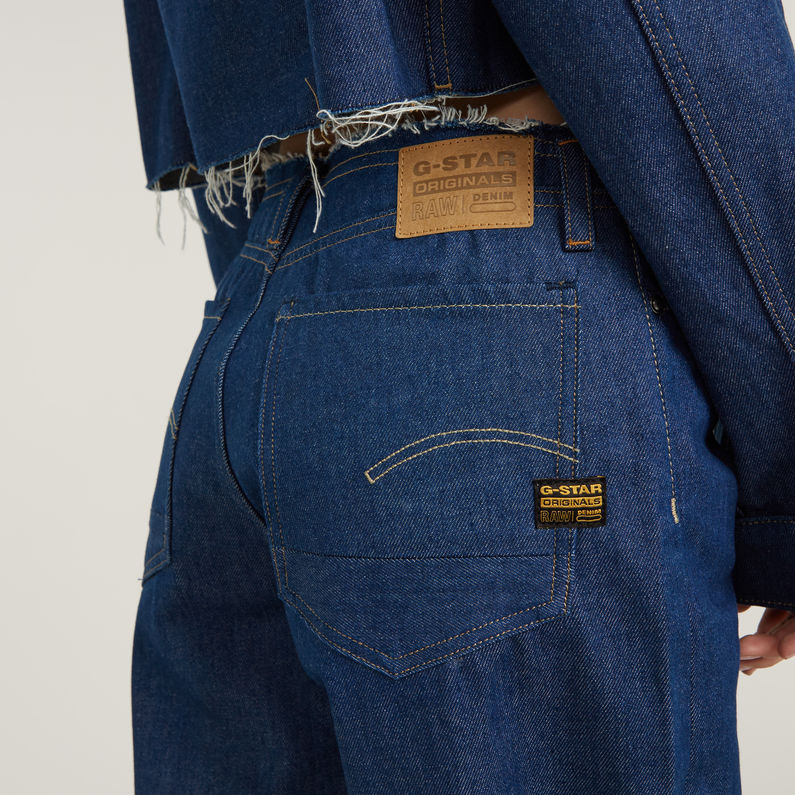 G-STAR® Judee Cut Waistband Low Waist Loose Jeans 다크 블루