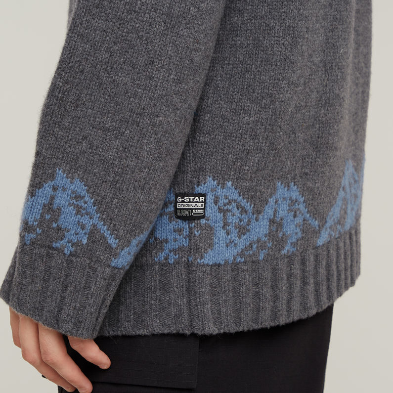 G-STAR® Unisex Holiday Knitted Sweater Multi color