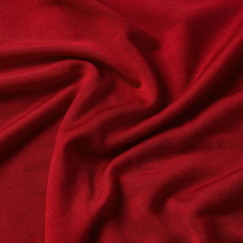 G-STAR® Low Back Slim  3\4 Sleeve Top Red