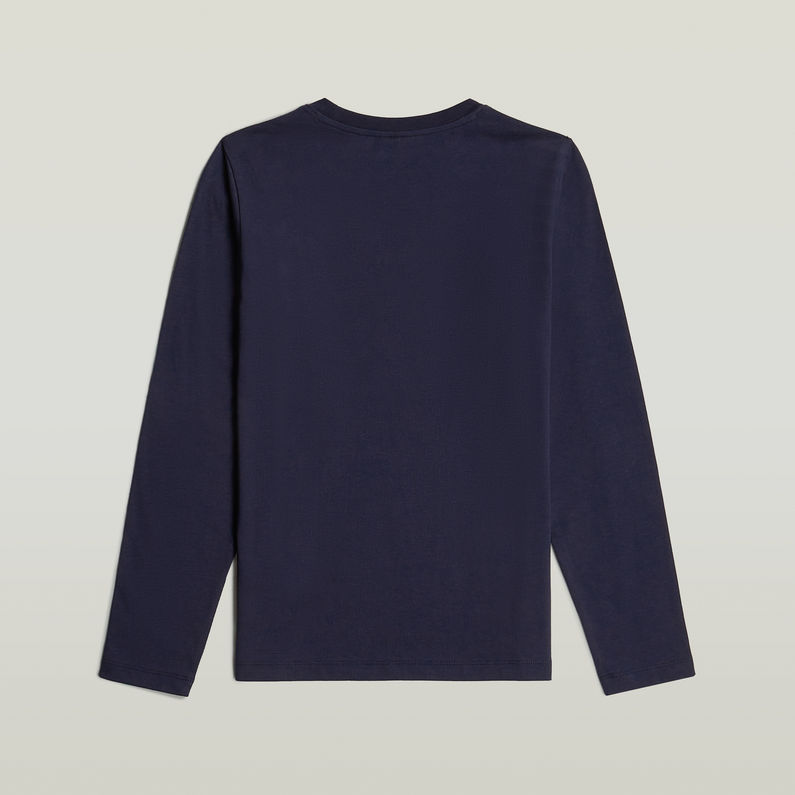 G-STAR® T-Shirt Enfant Long Sleeve Originals Bleu foncé