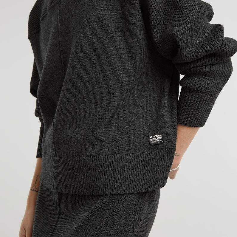 G-STAR® Boxy Mock Pullover Mehrfarbig