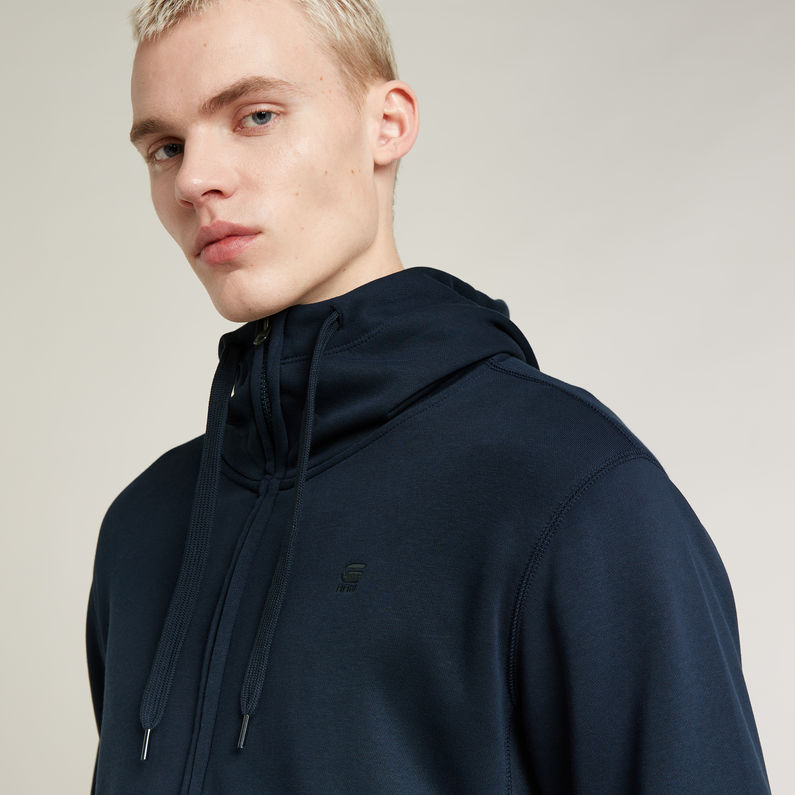 G-STAR® Sudadera Premium Core Zip Hooded Azul oscuro