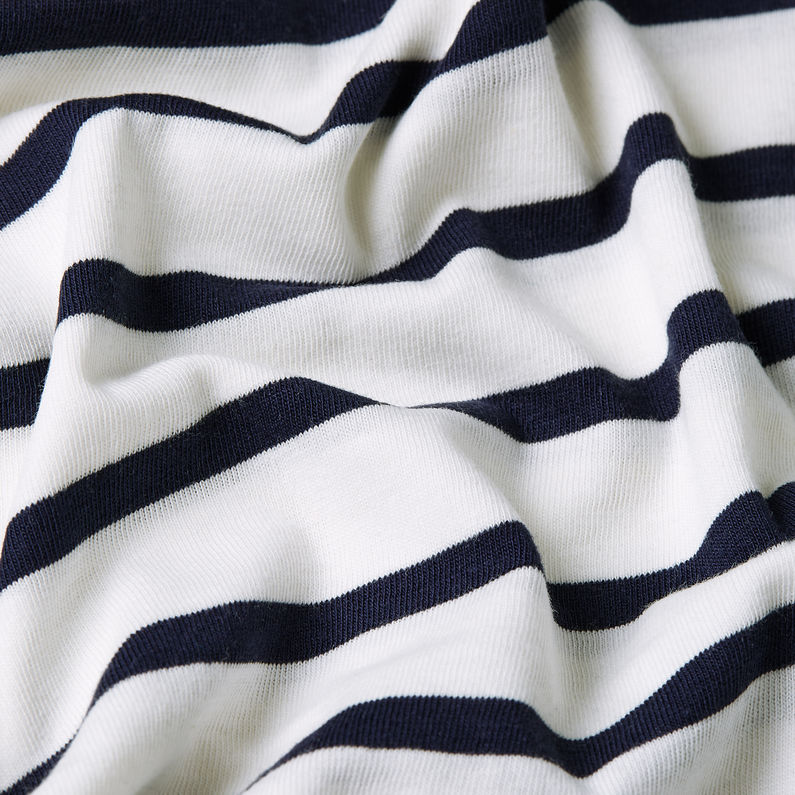 G-STAR® Camiseta Eyben Stripe Slim V-Neck Multi color