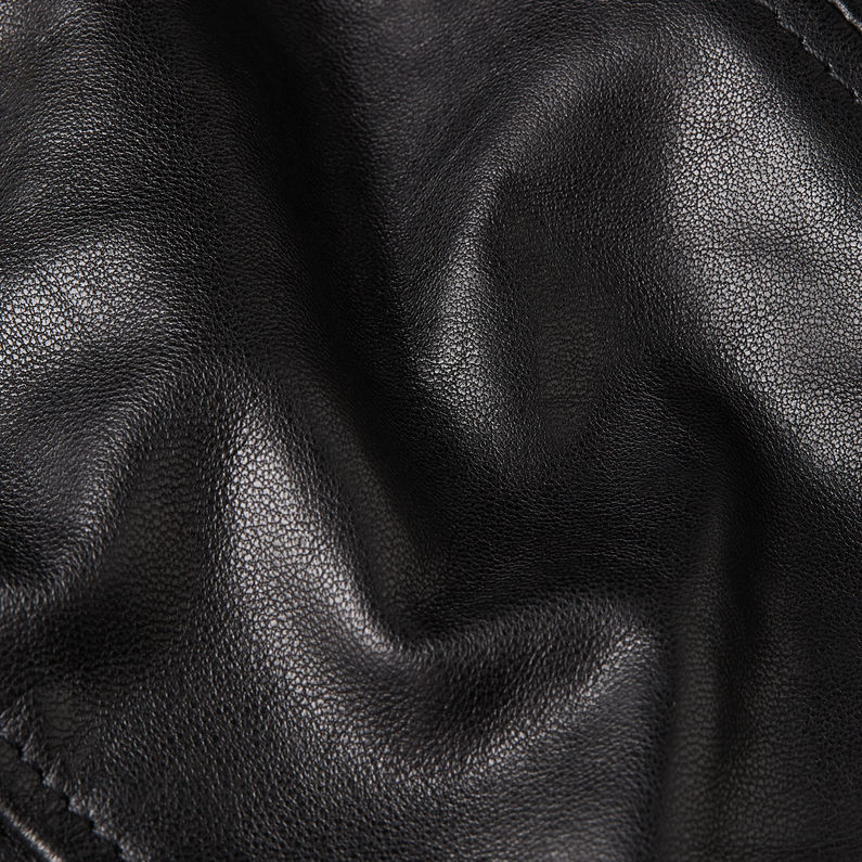 G-STAR® Biker Leather Jacket Black