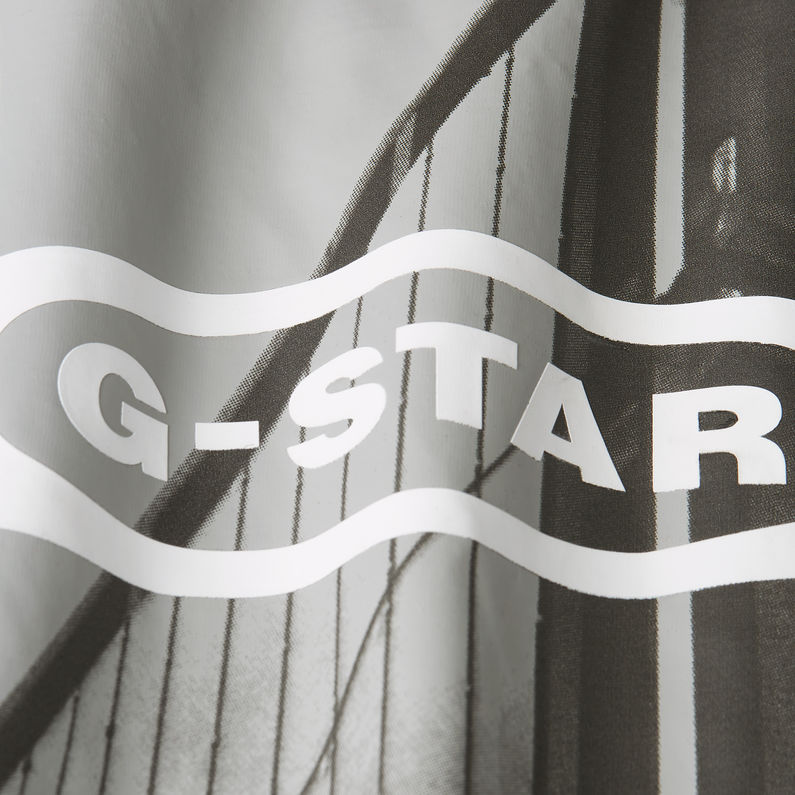 G-STAR® Camiseta HQ Old School Logo Lash Blanco