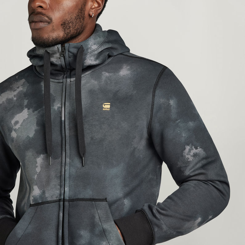 G-STAR® Hoodie Met Rits Allover Print Meerkleurig