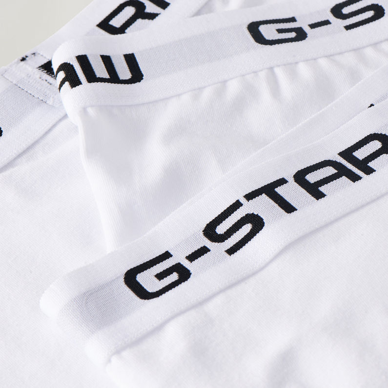 G-STAR® Paquete De Tres Calzoncillos Classic Blanco