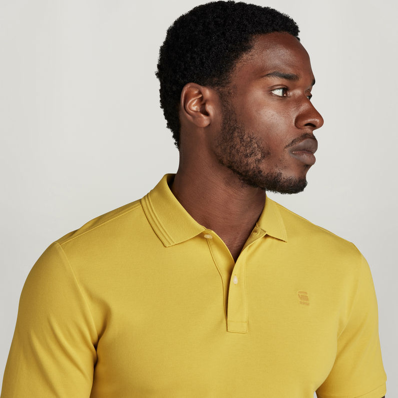 g-star-dunda-slim-polo-yellow