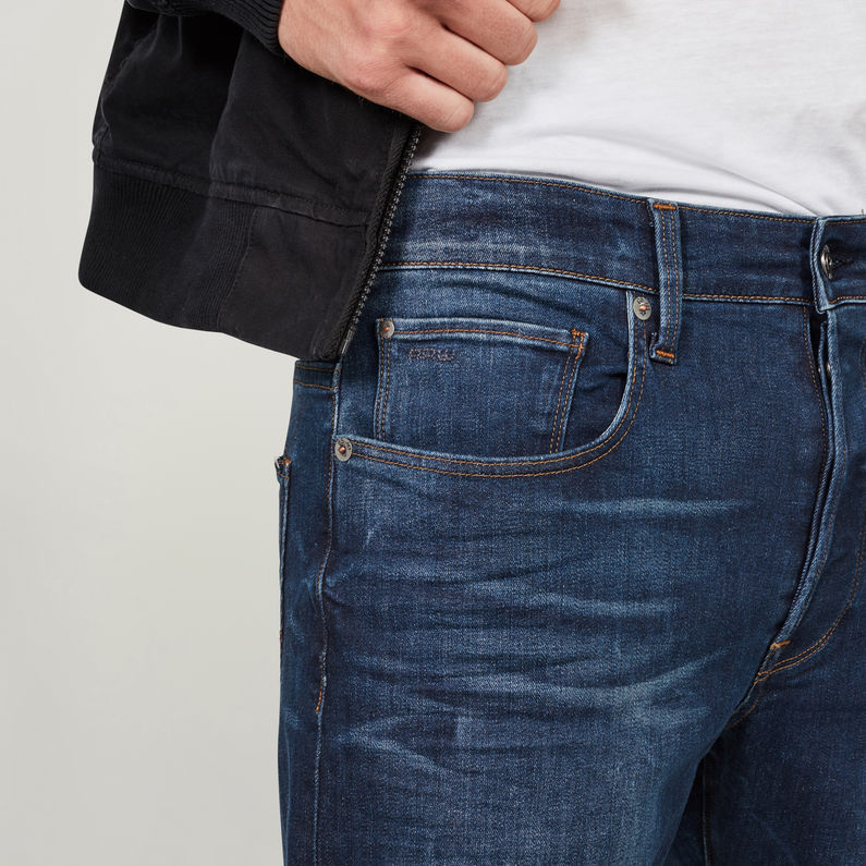 G-STAR® 3301 Regular Tapered Jeans Donkerblauw