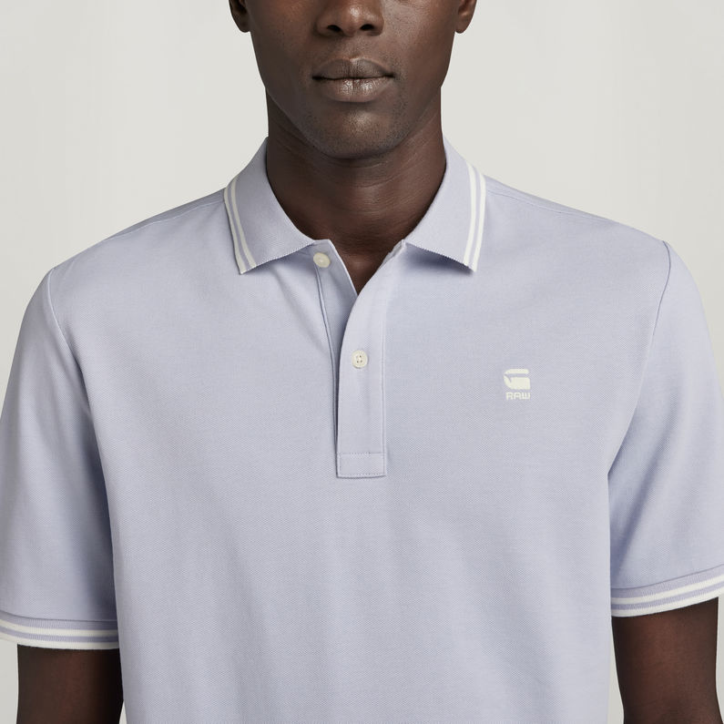 G-STAR® Dunda Slim Stripe Polo Grey