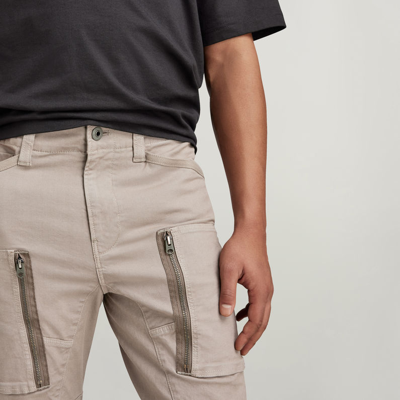 G-STAR® Zip Pocket 3D Skinny Cargo Hose Grau