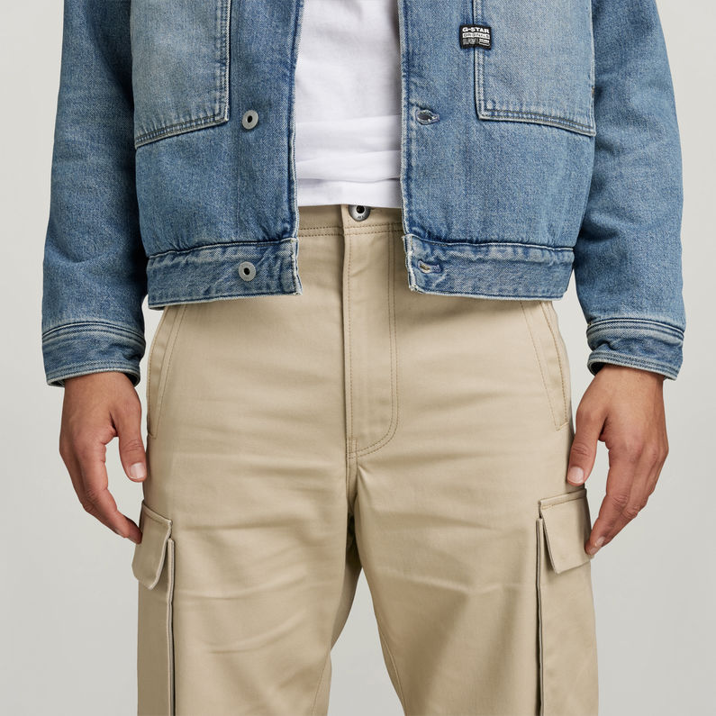 G-STAR® Pantalon Renato Straight Cargo Beige