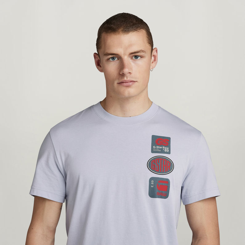 G-STAR® Multi Badge T-Shirt Grijs