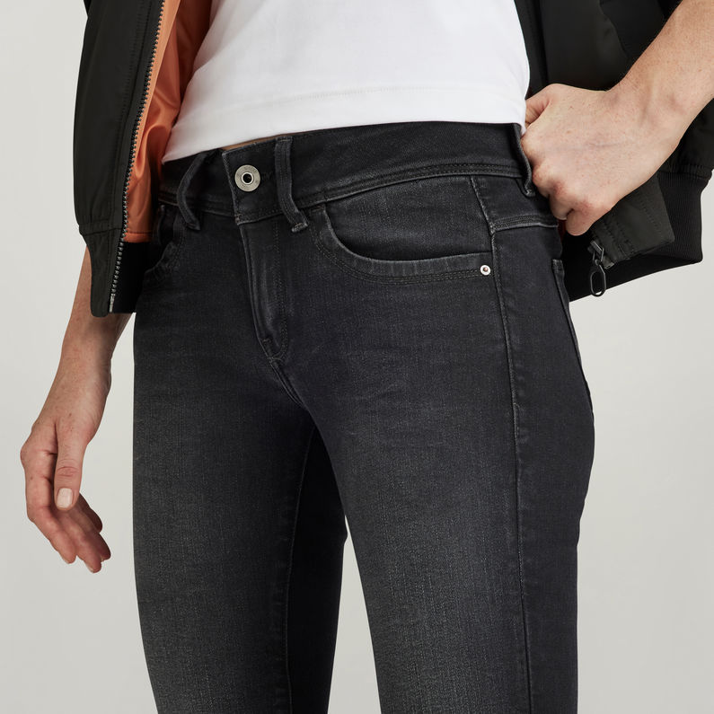 G-STAR® Lynn Mid Skinny Jeans Grau