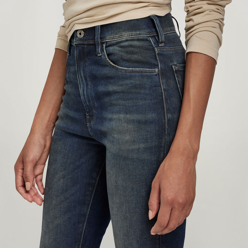 G-STAR® Jean Kafey Ultra High Skinny Bleu foncé