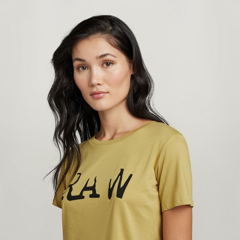 G-STAR® Raw Optic Slim T-Shirt Yellow