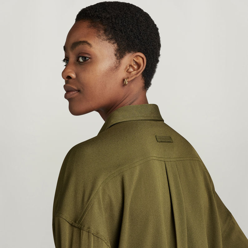 G-STAR® Robe-chemise Long Vert