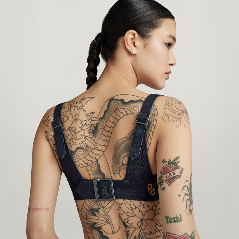 G-STAR® GSRR Bralette Top Dunkelblau