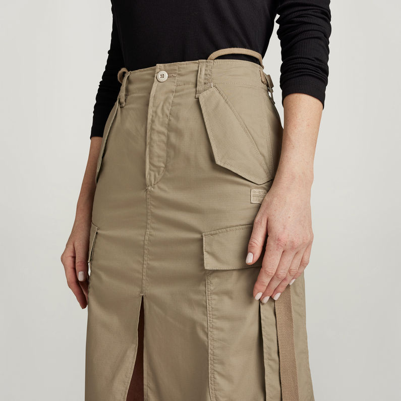 g-star-raw-utility-skirt-brown