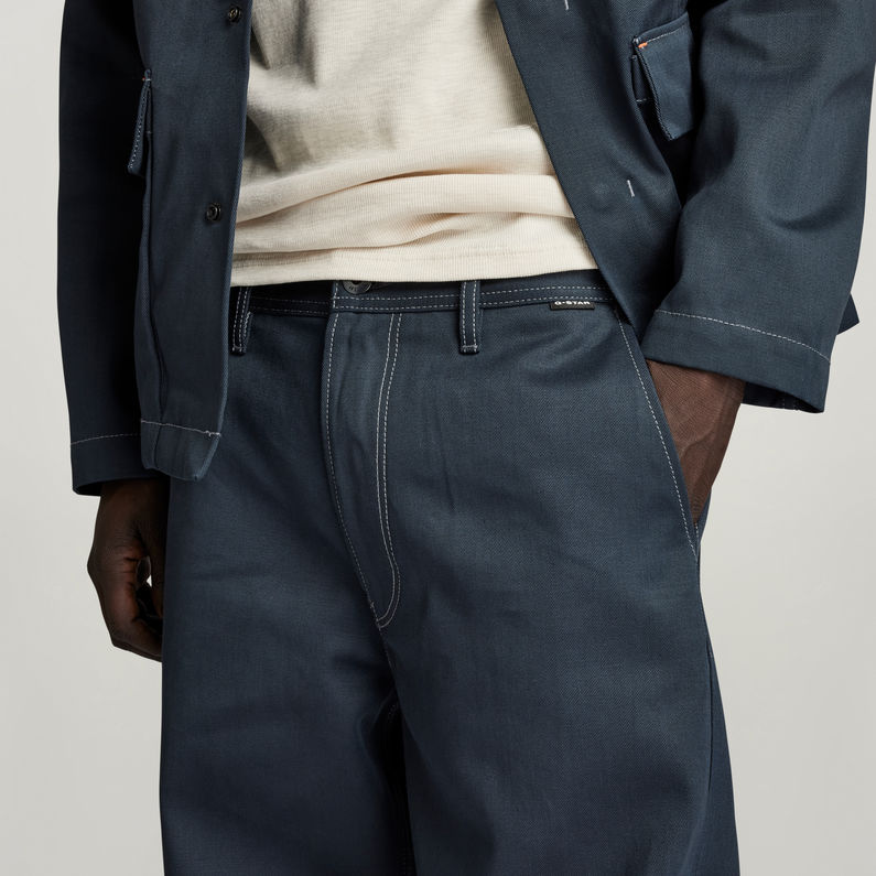 G-STAR® Pantalones Modson Straight Selvedge Chino Azul oscuro