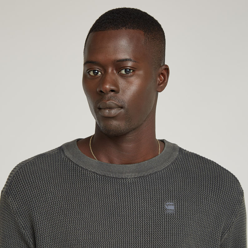 G-STAR® Serrated Knitted Sweater Grey