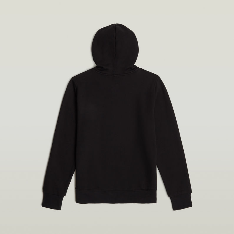 G-STAR® Sweat à Capuche Zippé Unisexe Enfants Noir