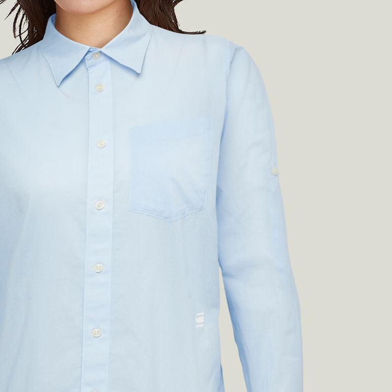 G-STAR® Core Boyfriend 1 Pocket Hemd Mittelblau