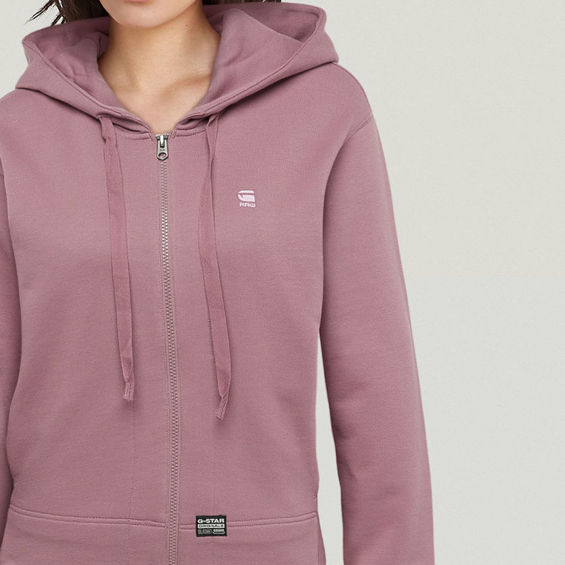 G-STAR® Fyx Biker Hoodie Lila