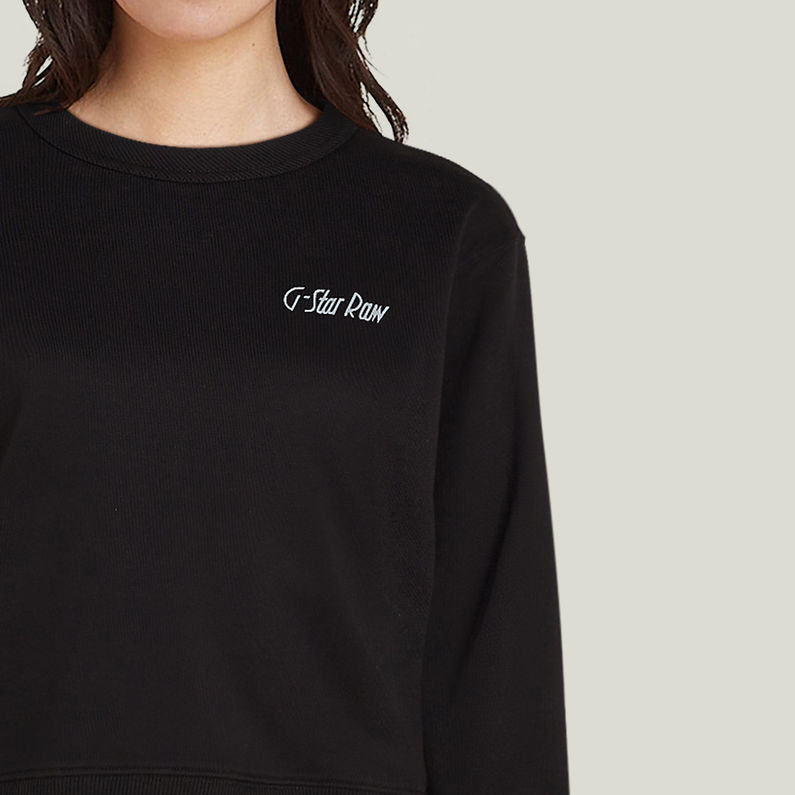 G-STAR® Graphic Sweatshirt Schwarz