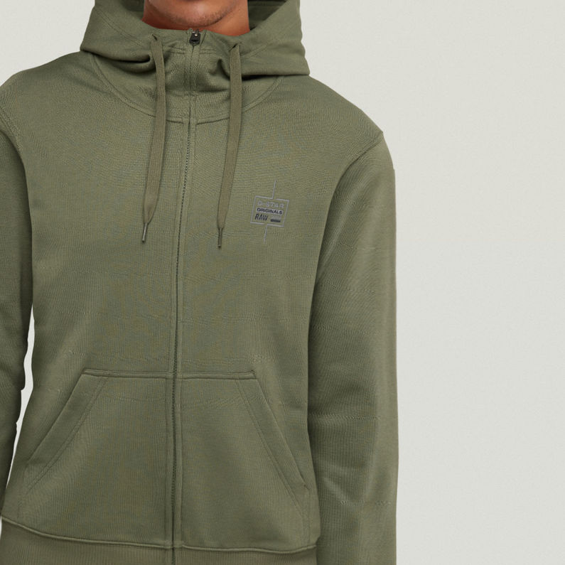 G-STAR® Sudadera Hooded Zip Verde